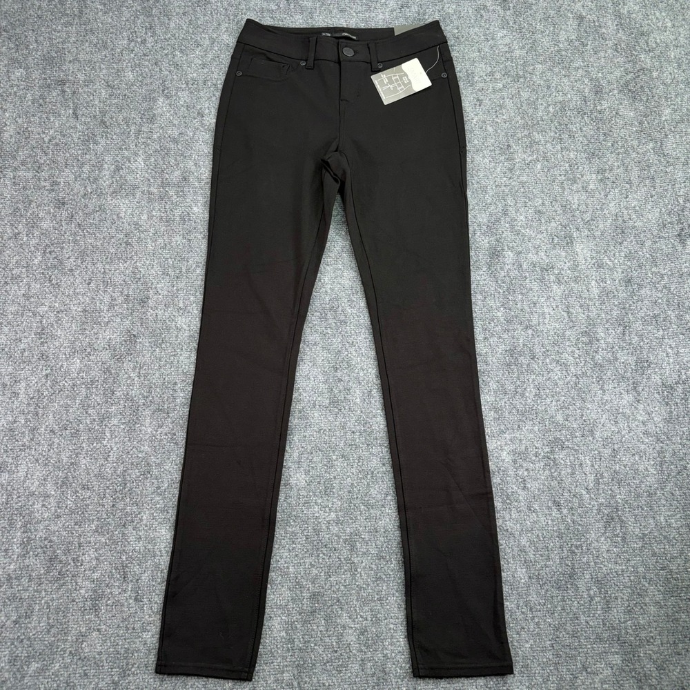 Maurices Pants Womens XS (26x30) Black Smart Skinny Relaxed Rayon Work Stretch‎